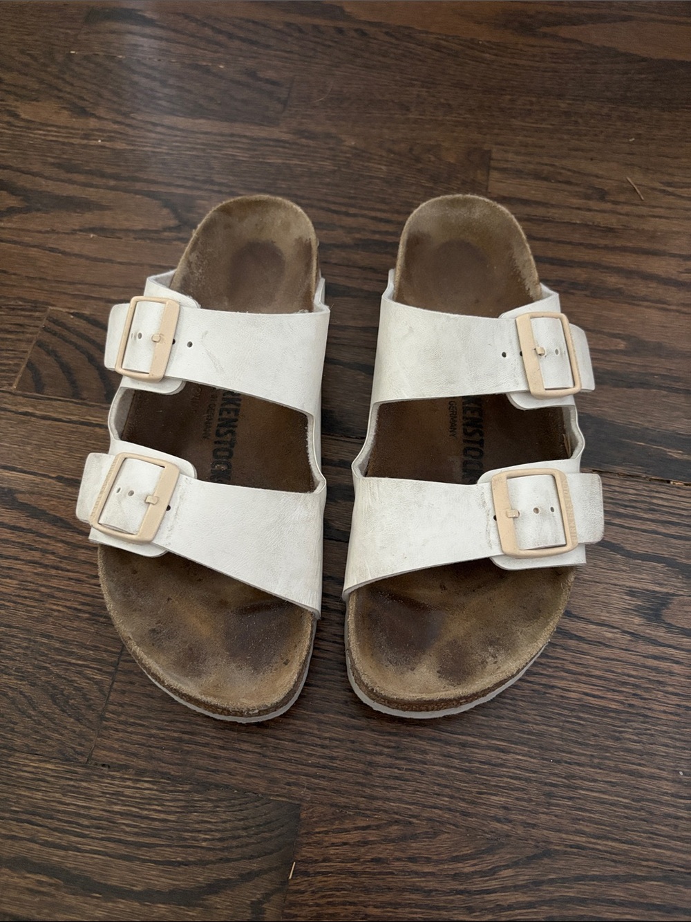 Birkenstock Arizona Off White Sandals